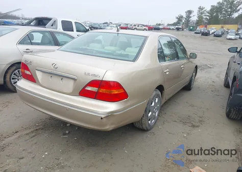 2001 Lexus Ls 430 from USA, damaged, VIN JTHBN30F710049941